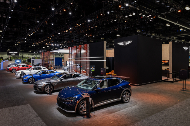 '2024 LA 오토쇼' 제네시스 부스 모습. 제네시스 제공